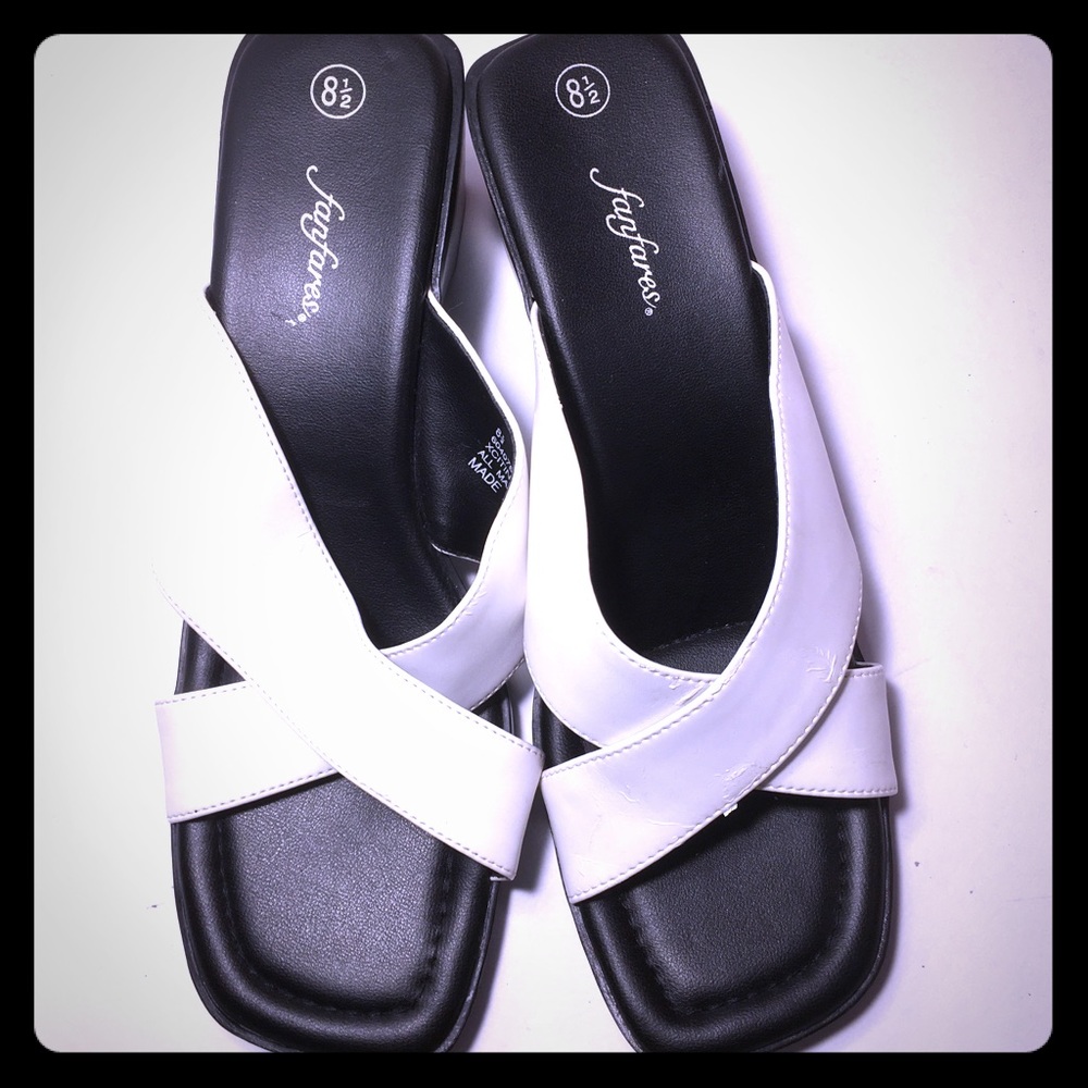 Fanfares white Sandals - 8.5